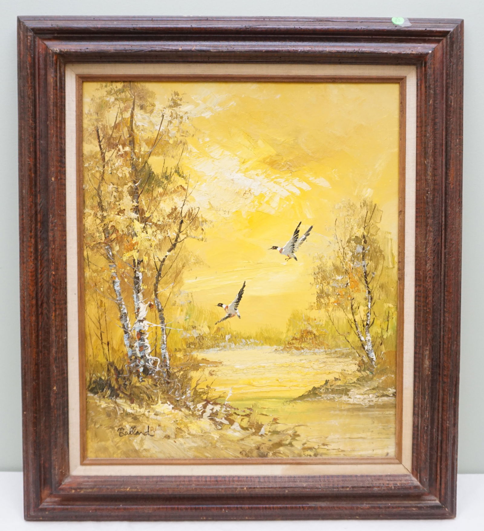 OIL ON CANVAS FORREST SCENE (1 of 4)