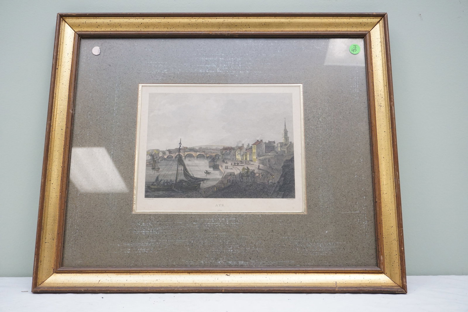 HARBOR SCENE ENGRAVING (1 of 5)