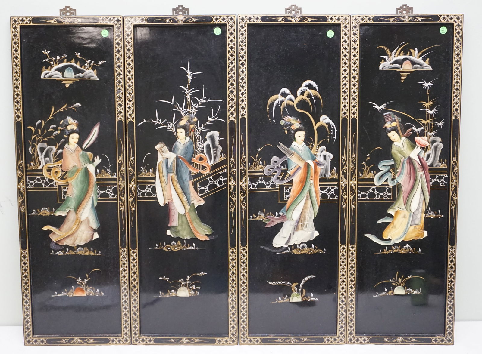 SET OF 4 ASIAN PANELS (1 of 5)