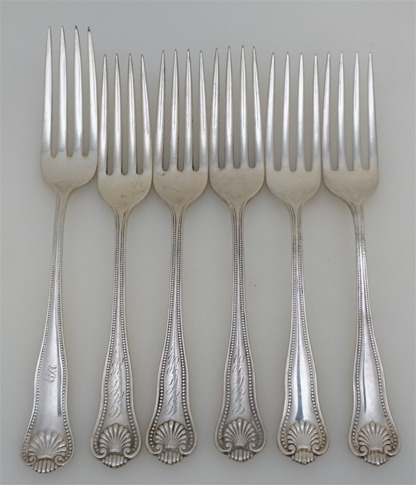 6 STERLING NEWPORT SHELL FORKS (1 of 7)