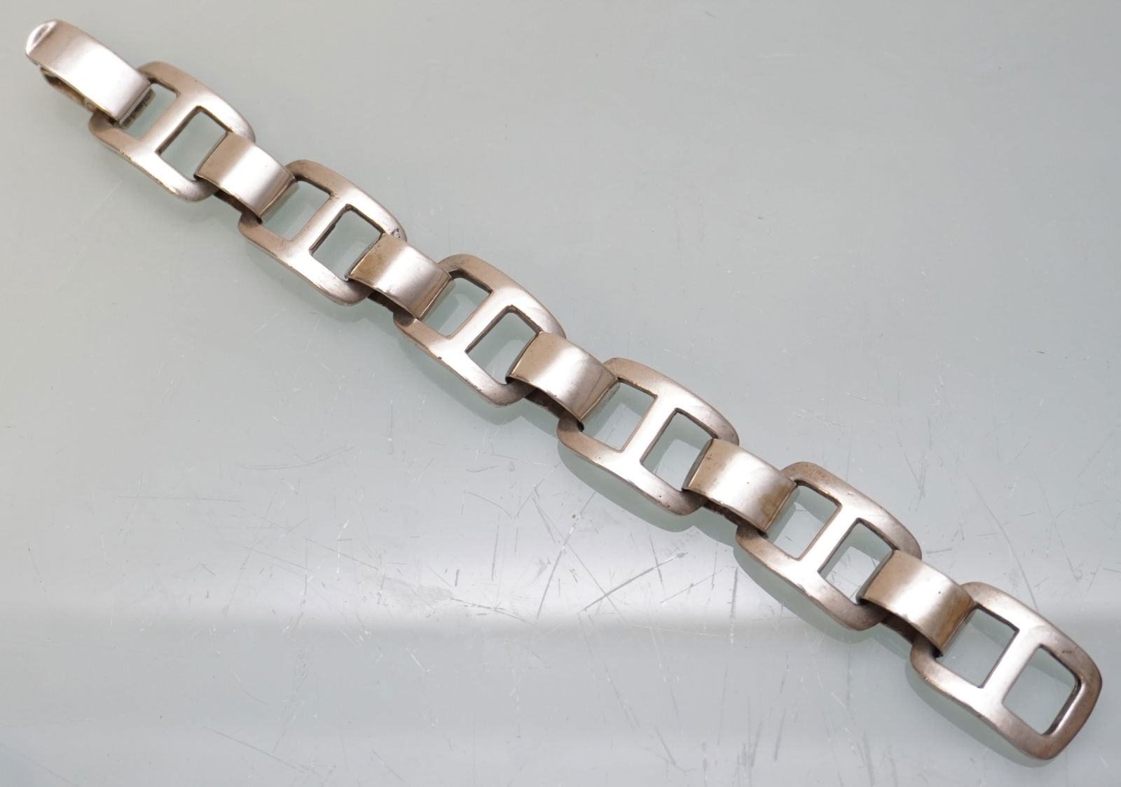 800 SILVER BUCKLE STYLE BRACELE (1 of 3)
