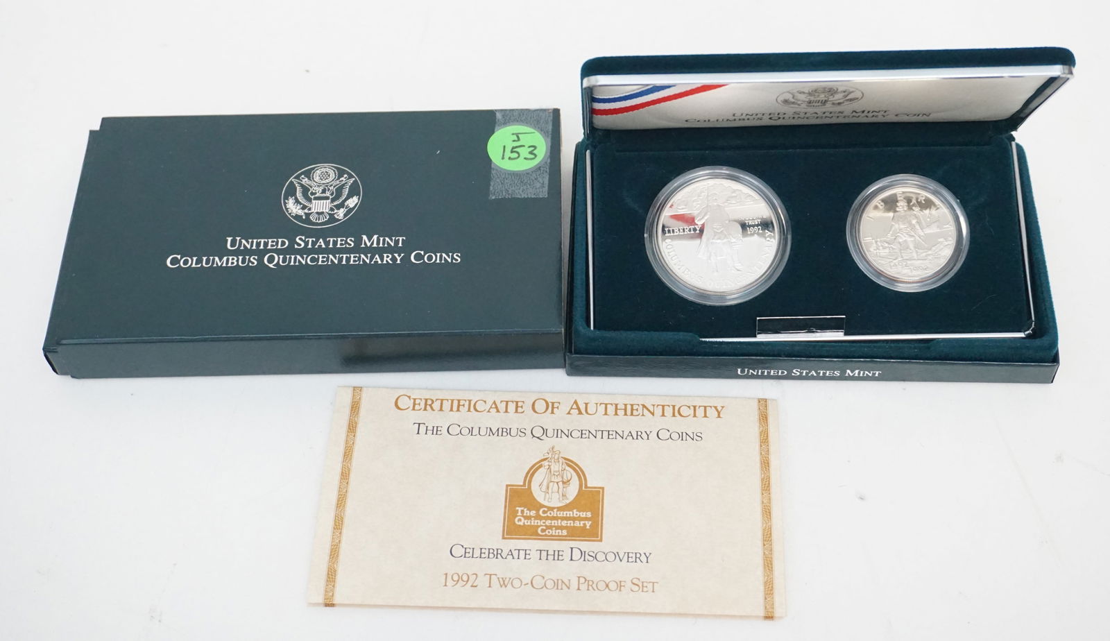 1992 COLUMBUS QUINCENTENARY COIN SET (1 of 3)