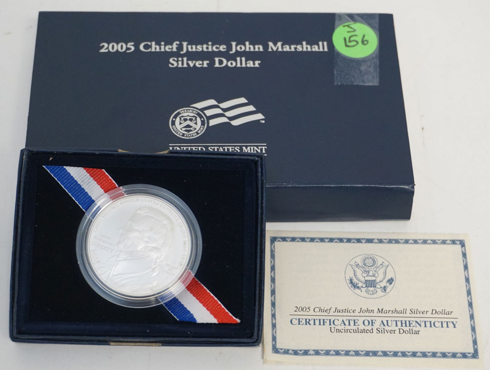 2005-P JUSTICE MARSHALL SILVER DOLLAR (1 of 3)
