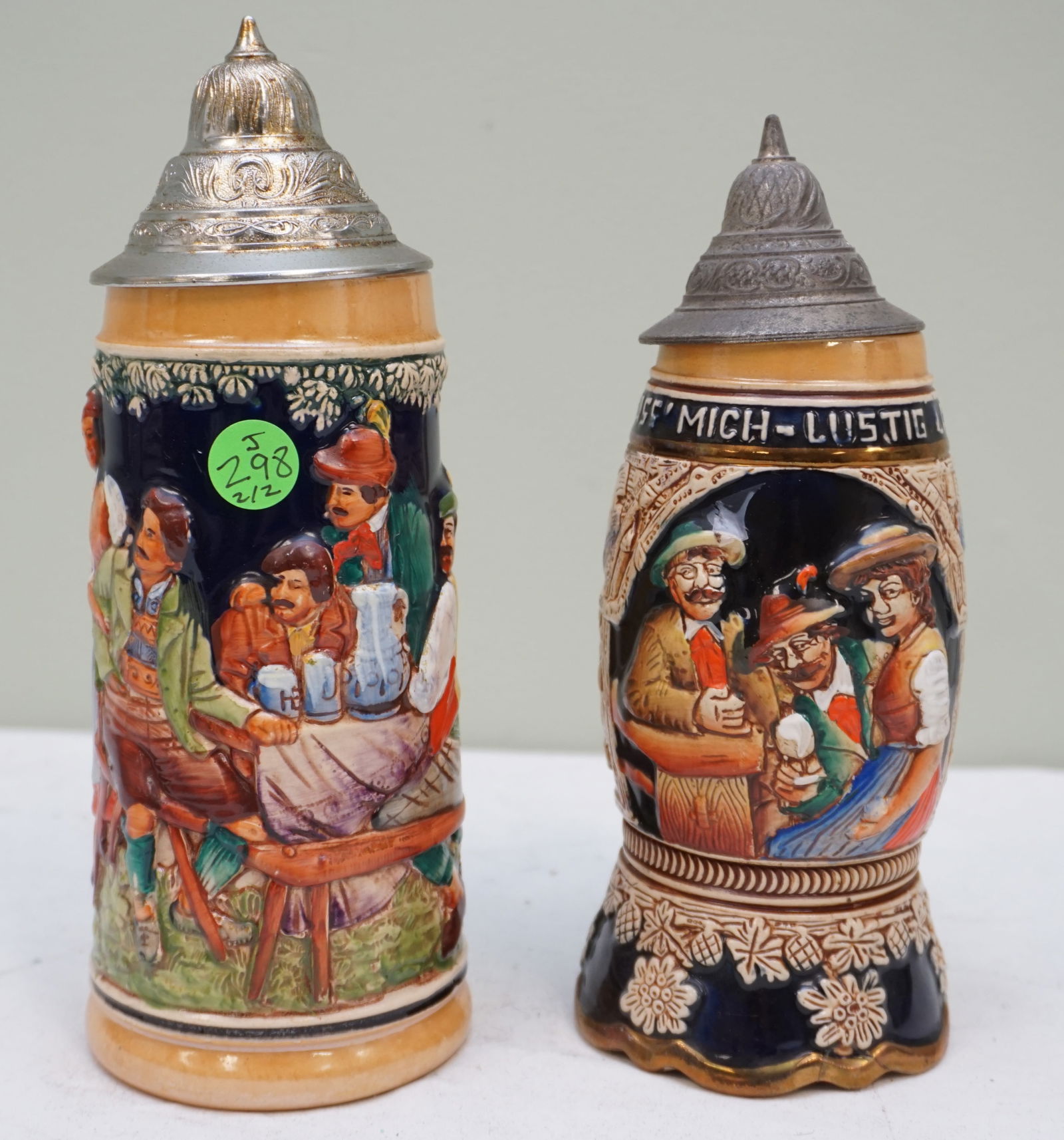 2PC GERMAN STEINS (1 of 3)