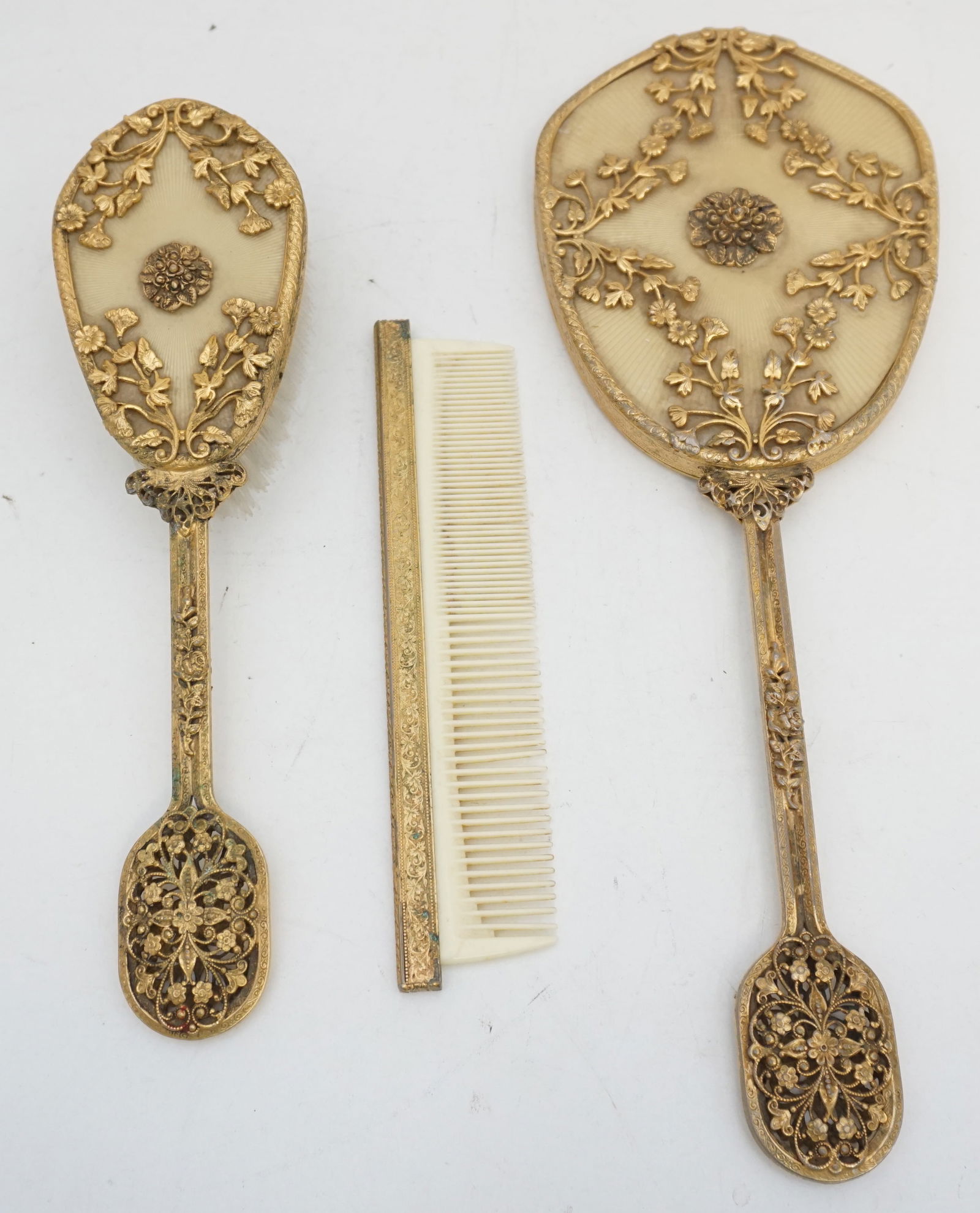 3 pc VANITY MID CENTURY VANITY SET (1 of 6)