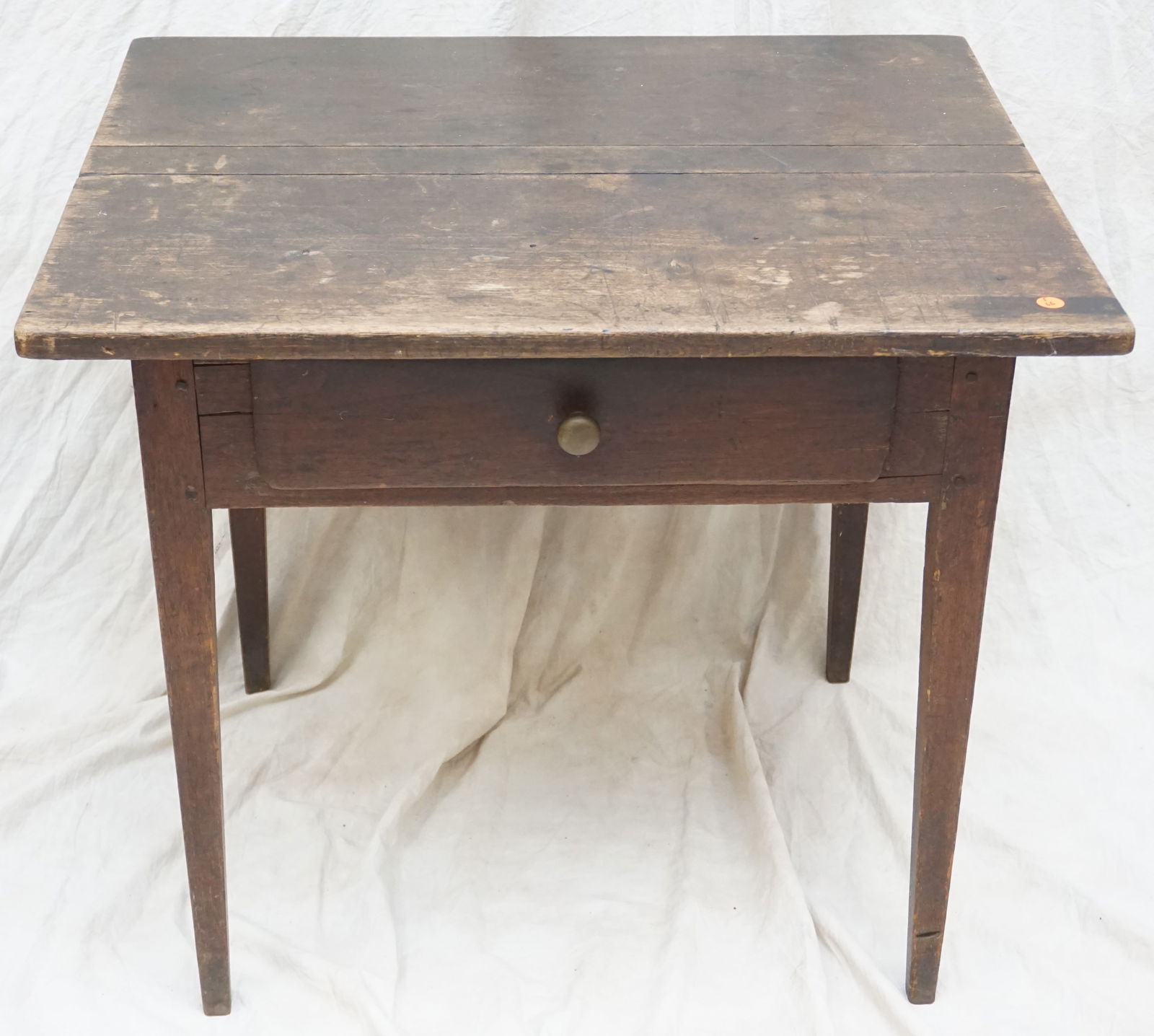 ANTIQUE GEORGIA WOOD SIDE TABLE (1 of 5)