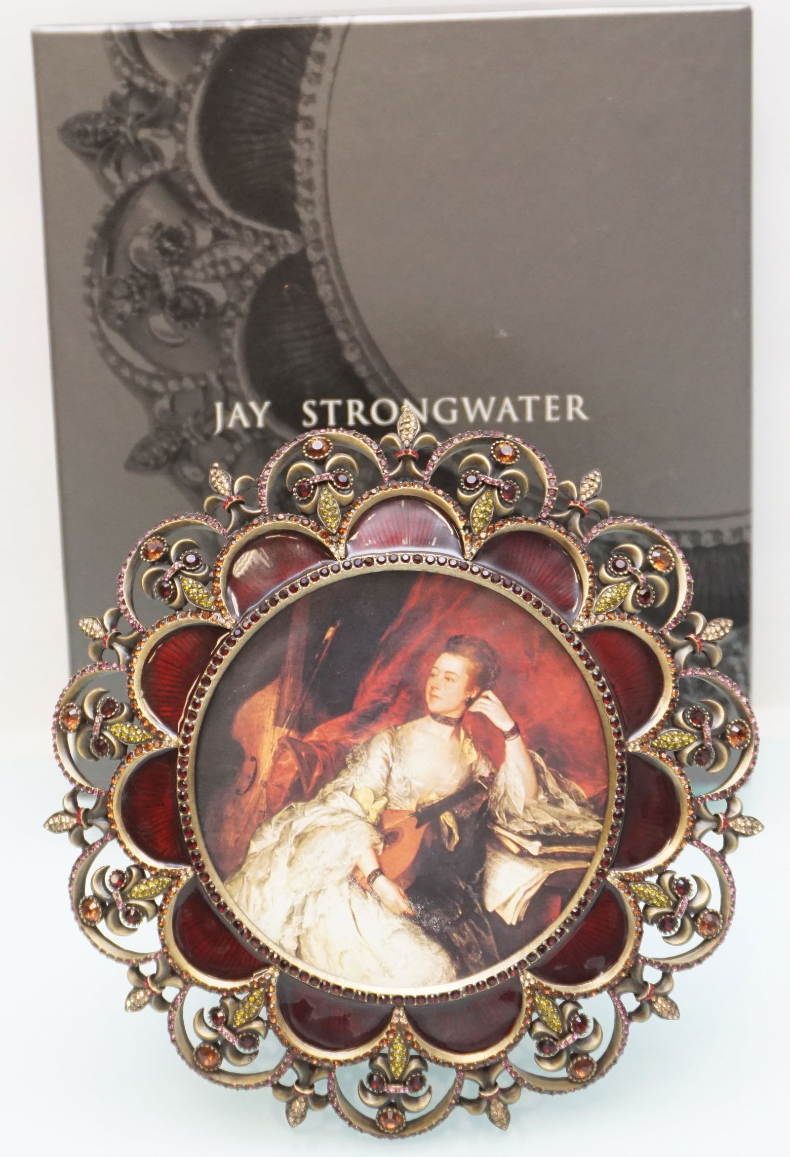 JAY STRONGWATER ENAMEL & CRYSTAL FRAME (1 of 4)