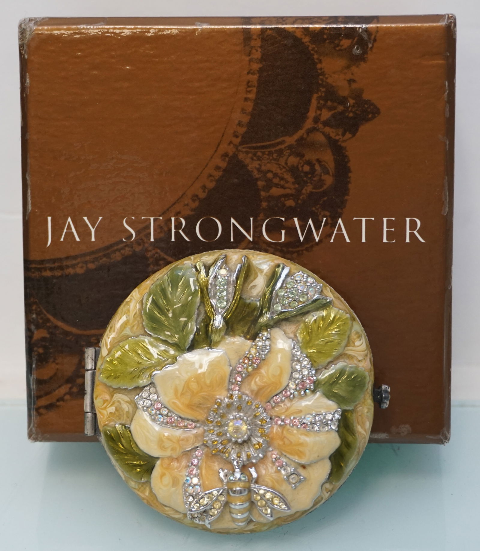 JAY STRONGWATER ENAMEL & CRYSTAL COMPACT (1 of 5)
