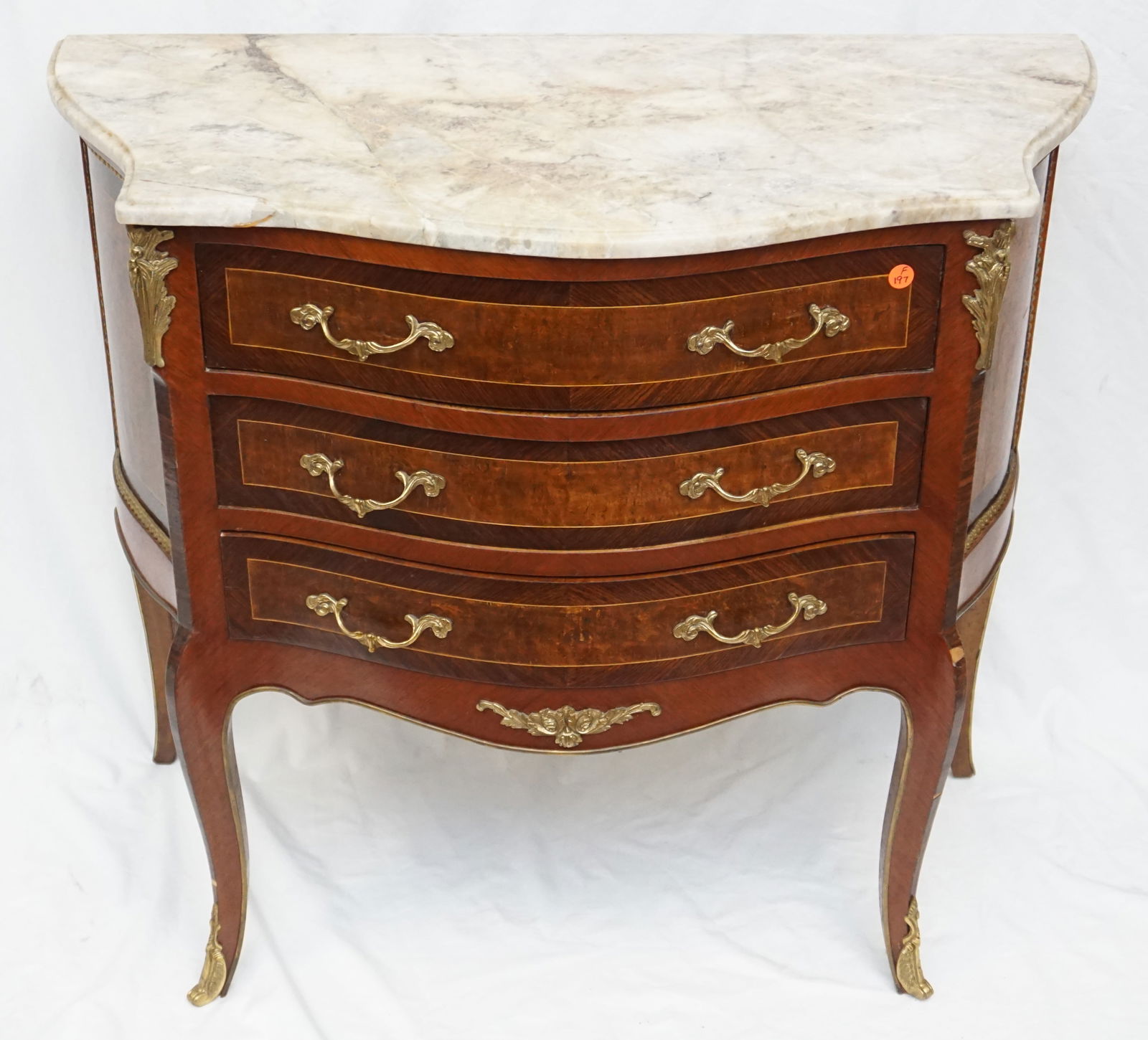 ANTIQUE INLAID FRENCH EMPIRE OCCASIONAL TABLE (1 of 7)
