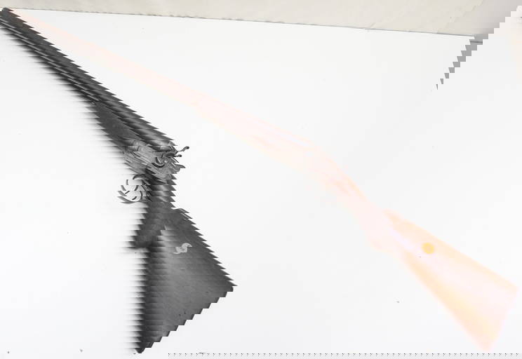 Antique John P. Lovell 12 Gague Double Barrel Shotgun