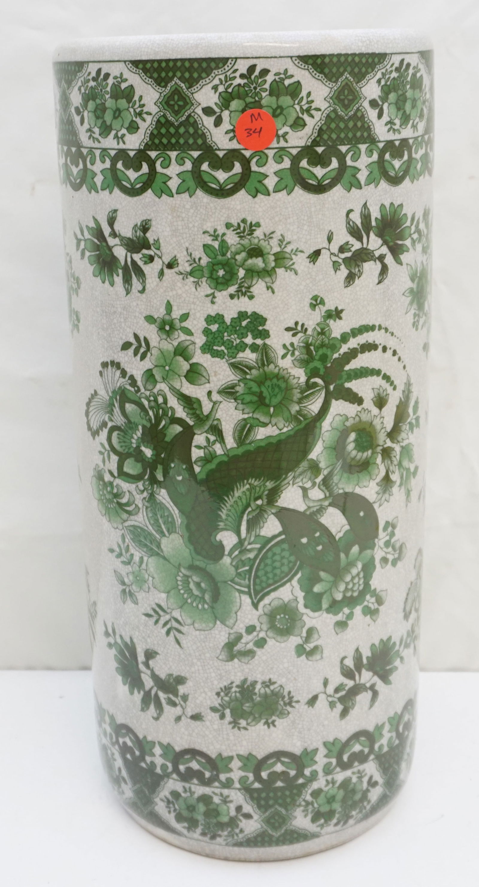 VINTAGE CERAMIC UMBRELLA STAND (1 of 7)
