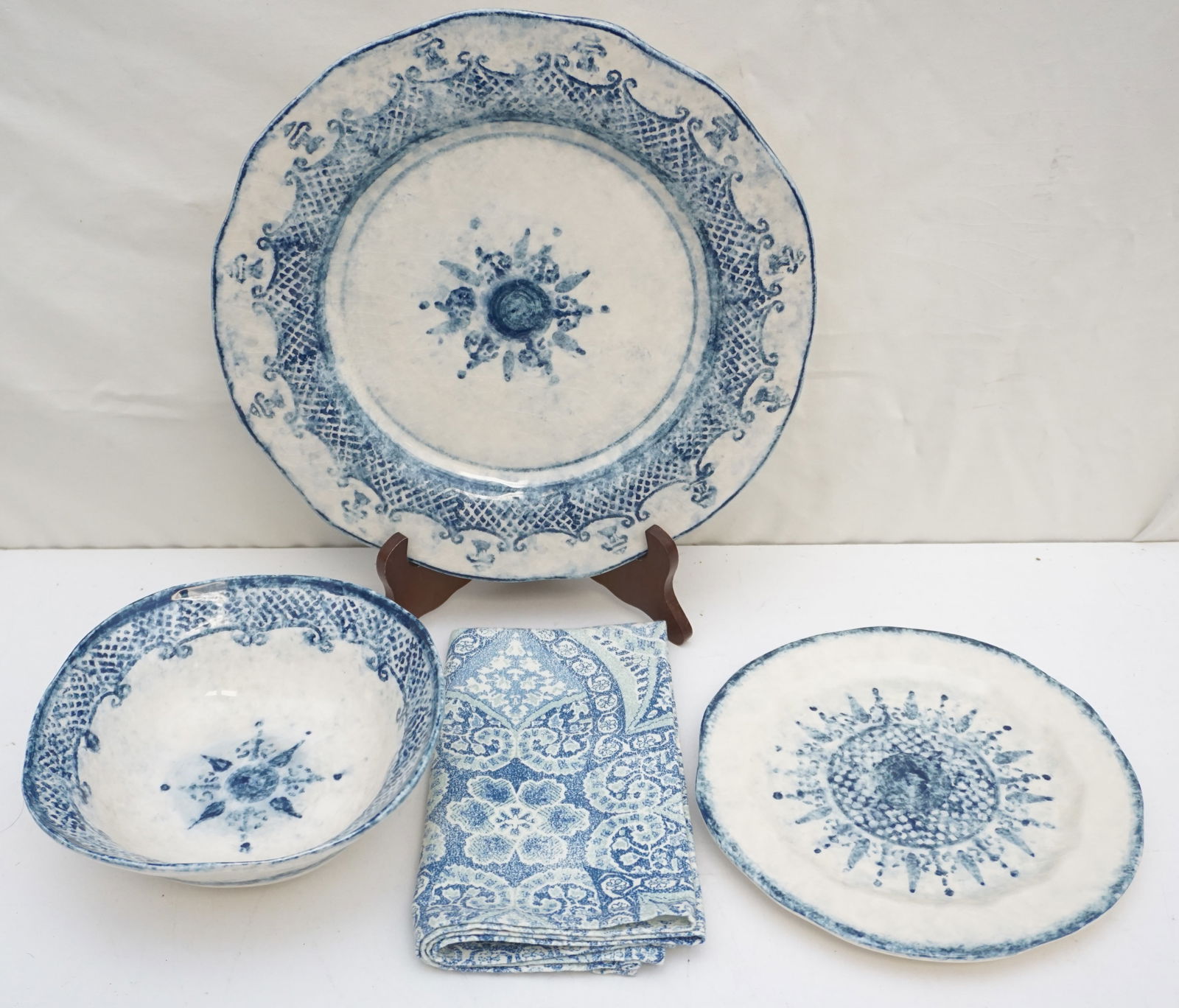 "BURANO" BY ARTE ITALICA SERVICE FOR 5 (15PC) (1 of 12)