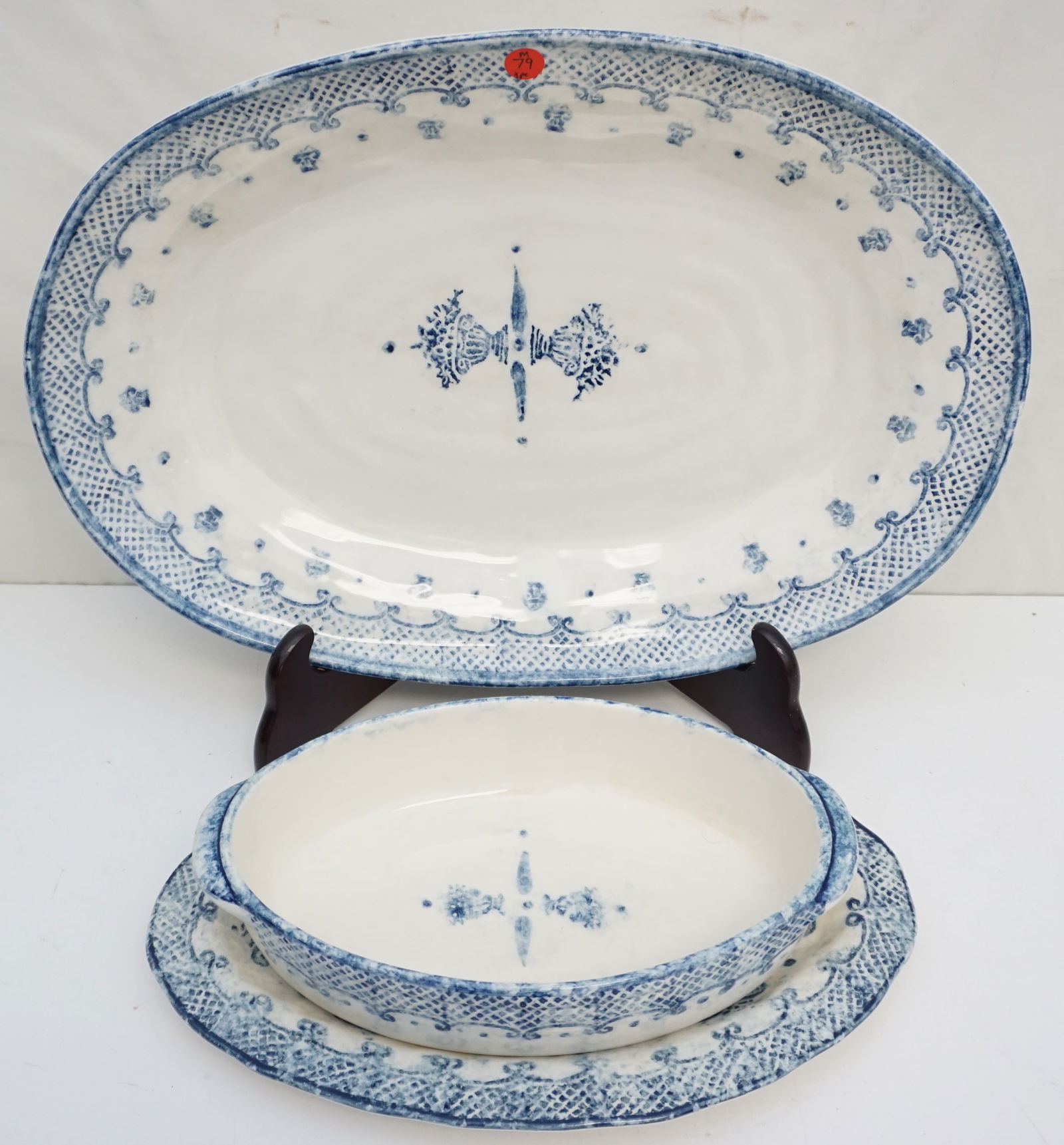 "BURANO" BY ARTE ITALICA 3PC PLATER & MORE (1 of 7)