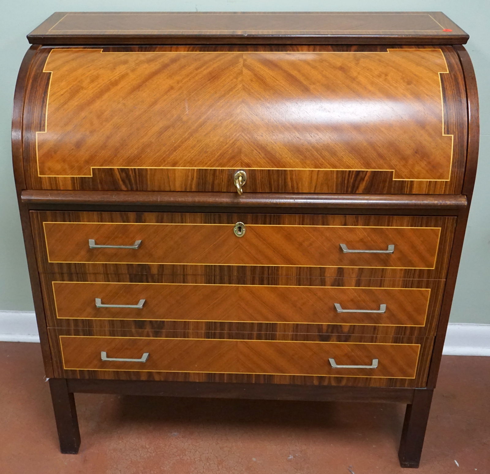 VINTAGE ROLL TOP DESK (1 of 7)