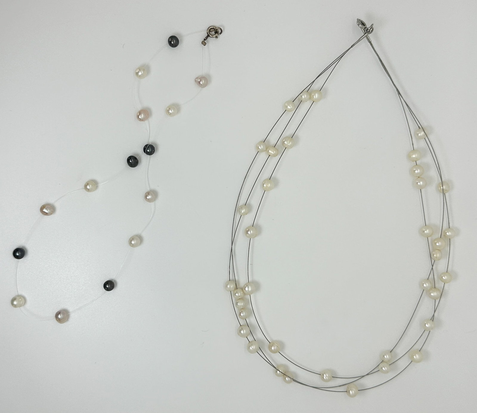 INVISIBLE SET PEARL NECKLACES, FRESHWATER (1 of 5)