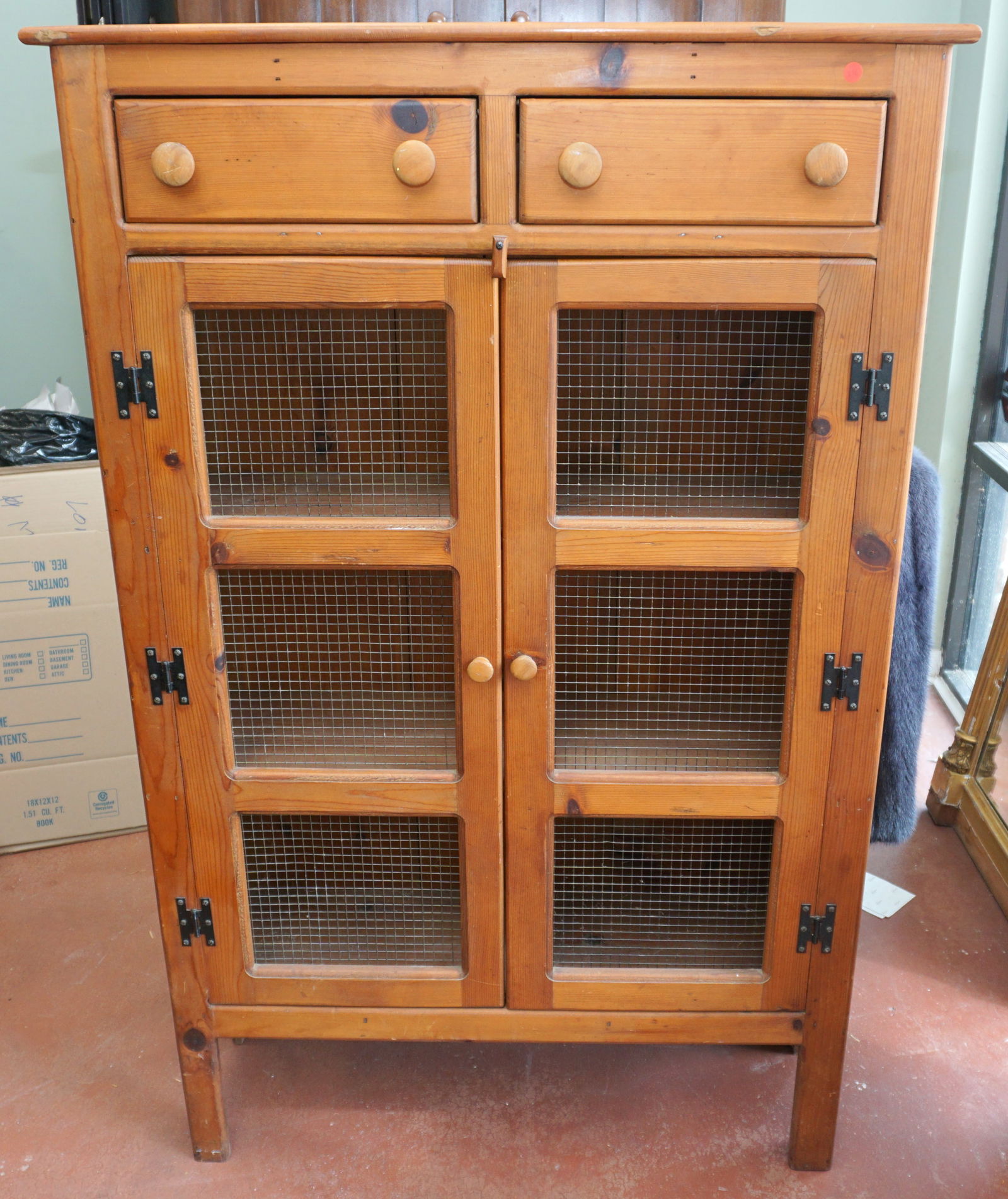 VINTAGE PINE CABINET (1 of 7)