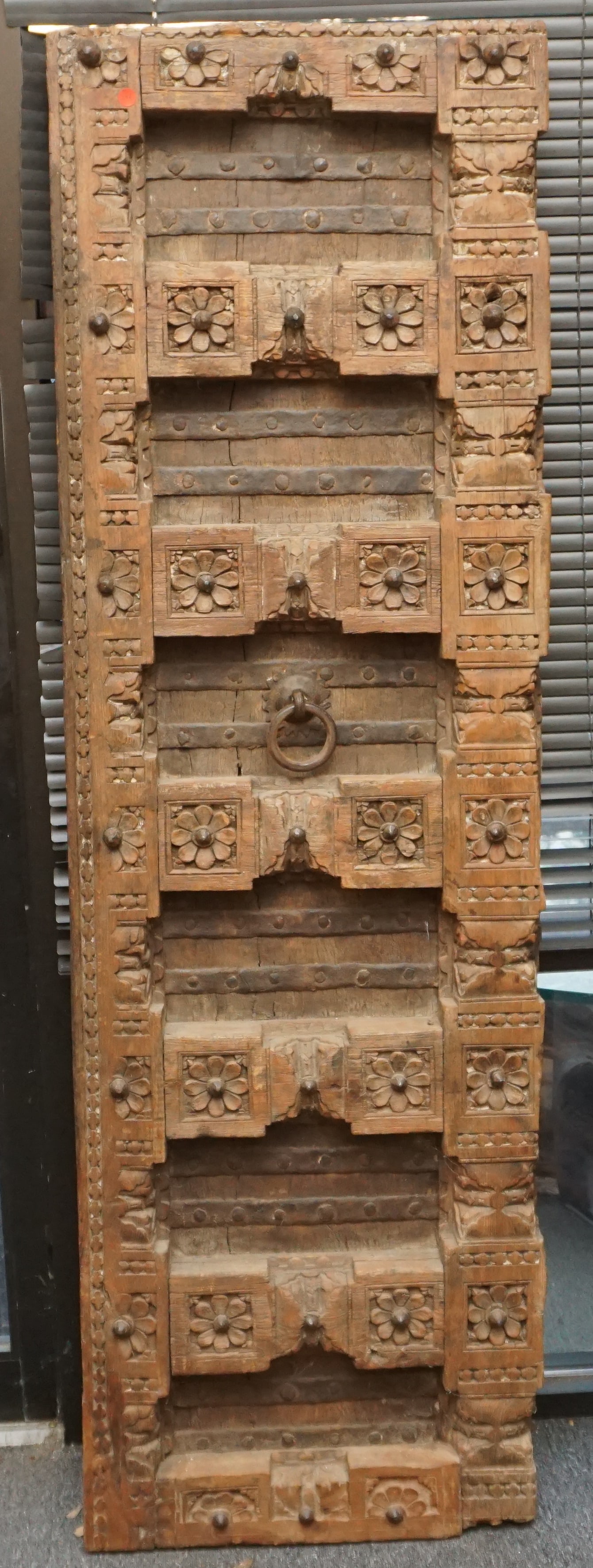 SOLID ANTIQUE WOOD DOOR PANEL (1 of 9)