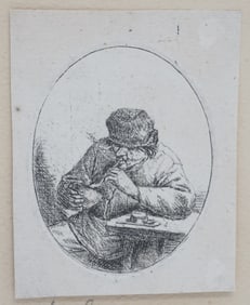 ADRIAEN VAN OSTADE "THE SMOKER"