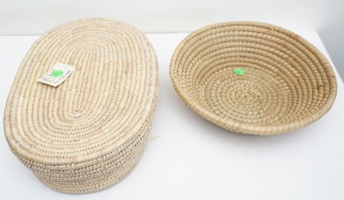 PAIR OF BASKETS