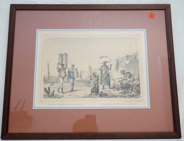 ANTIQUE JEAN BAPTISTE DEBRET PRINT