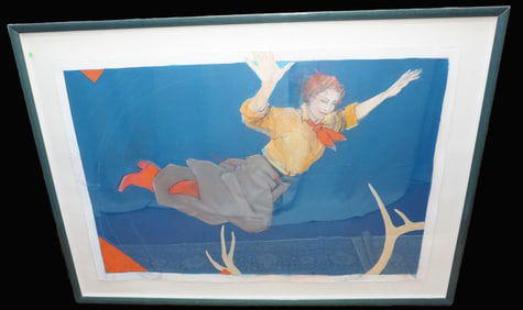 DONNA HOWELL-STICKLES MIXED MEDIA ORIGINAL