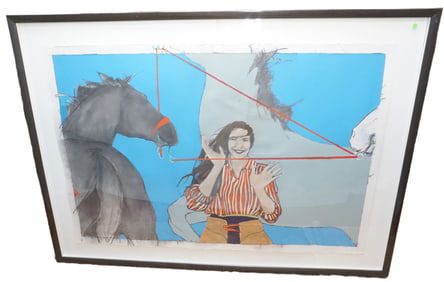 DONNA HOWELL-STICKLES MIXED MEDIA ORIGINAL