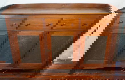 LONG ANTIQUE TENNESSEE PIE SAFE