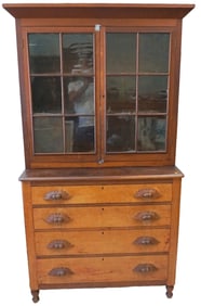 ANTIQUE 19TH CENTURY THREE-DRAWER HUTCH