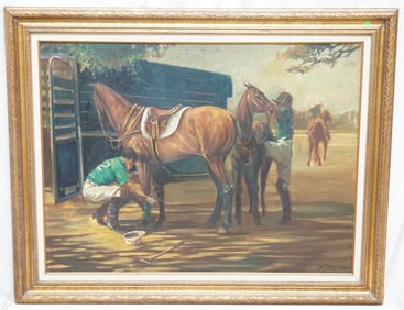 JOHN DOYLE ORIGINAL ON CANVAS- 1980 "WARPINES"