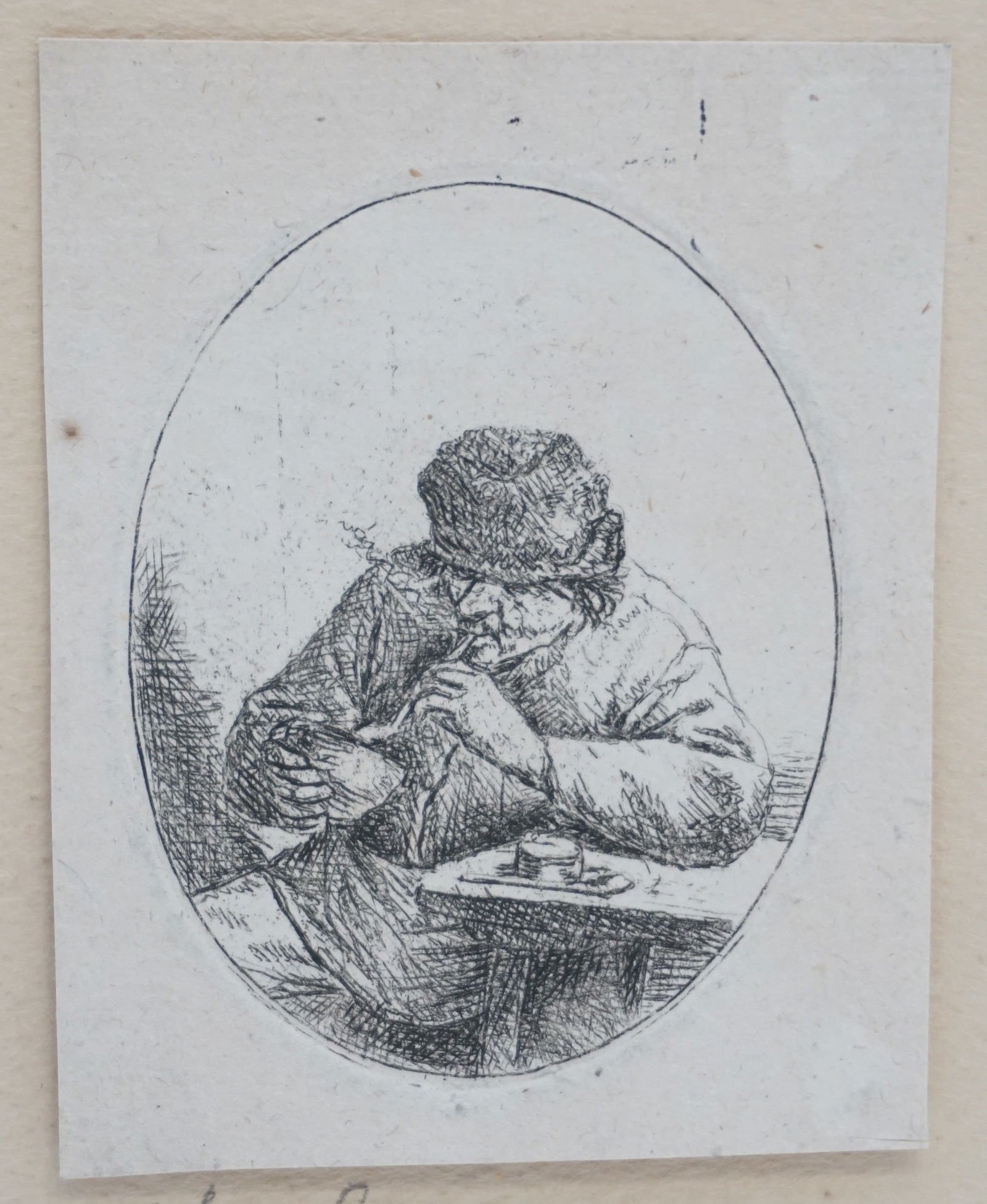 ADRIAEN VAN OSTADE "THE SMOKER" (1 of 3)