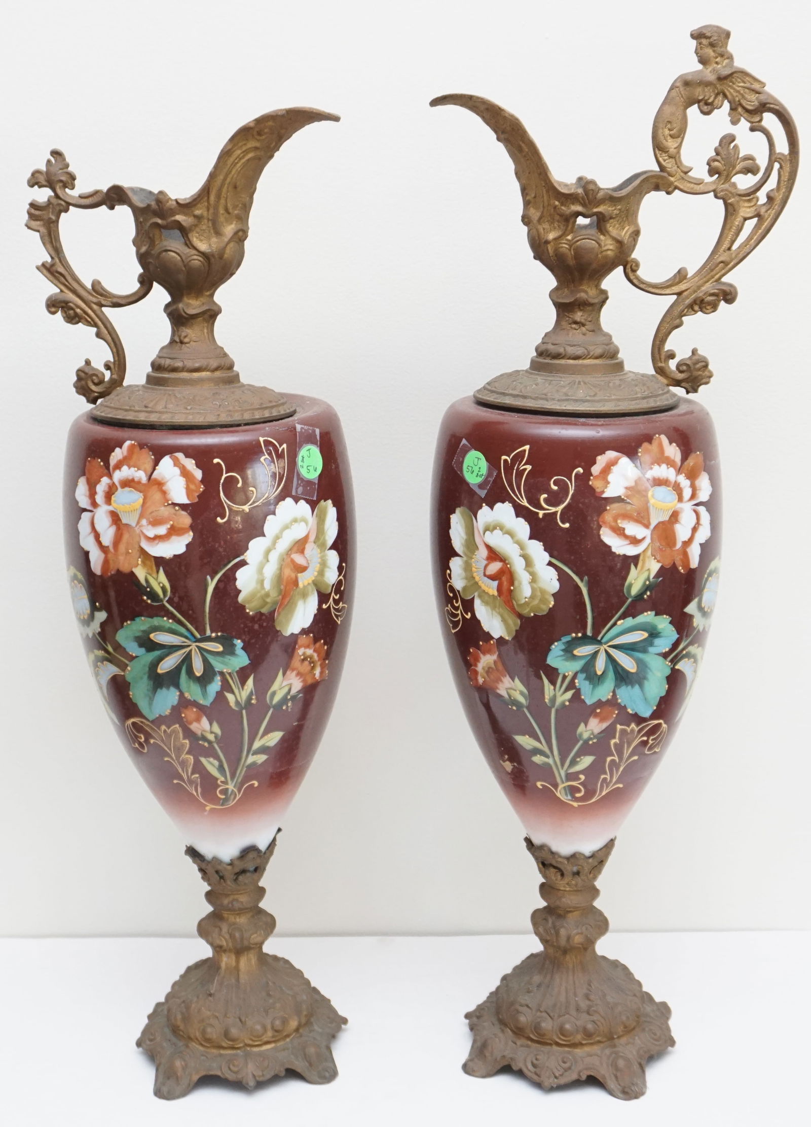 RED SET OF 2 EWERS (1 of 9)