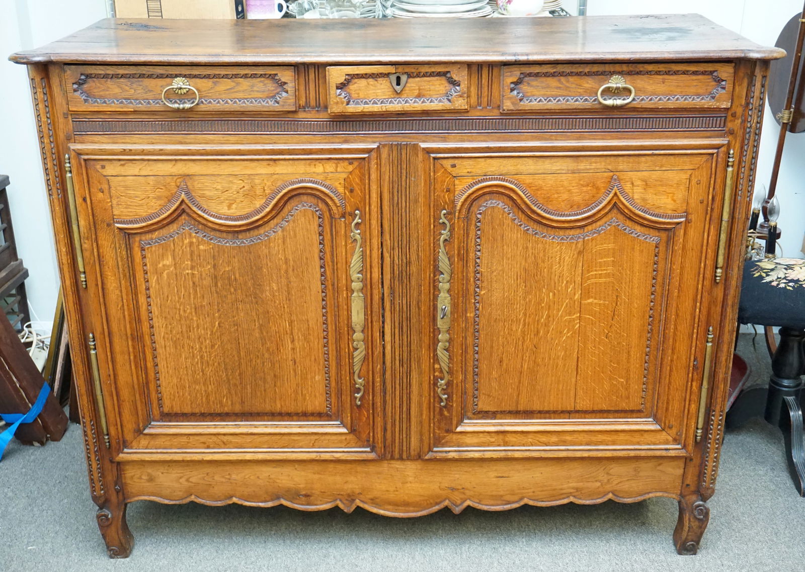LARGE ANTIQUE CABINET (1 of 13)