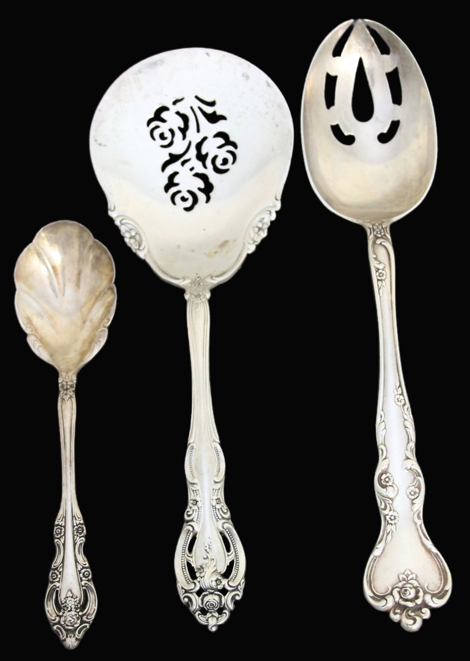 3PC LA SCALA, SAVANNAH & SILVER ANNIVERSARY - SERVING SPOONS (1 of 6)