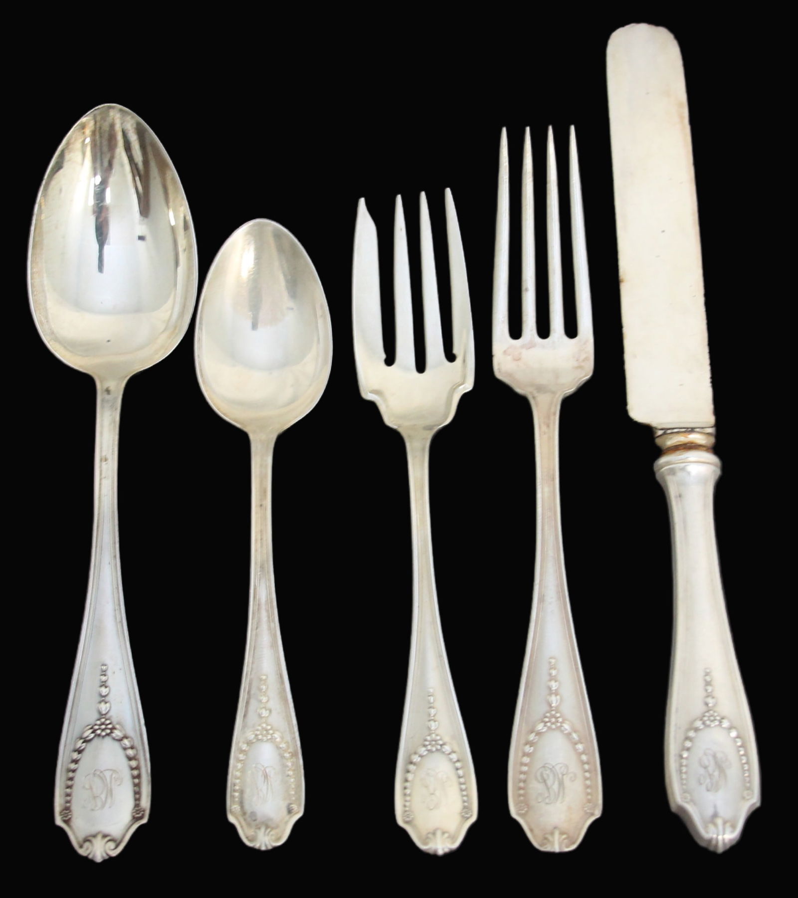 20PC WHITING PAT. 1910 - FIVE PIECE PLACE SETTINGS (1 of 6)