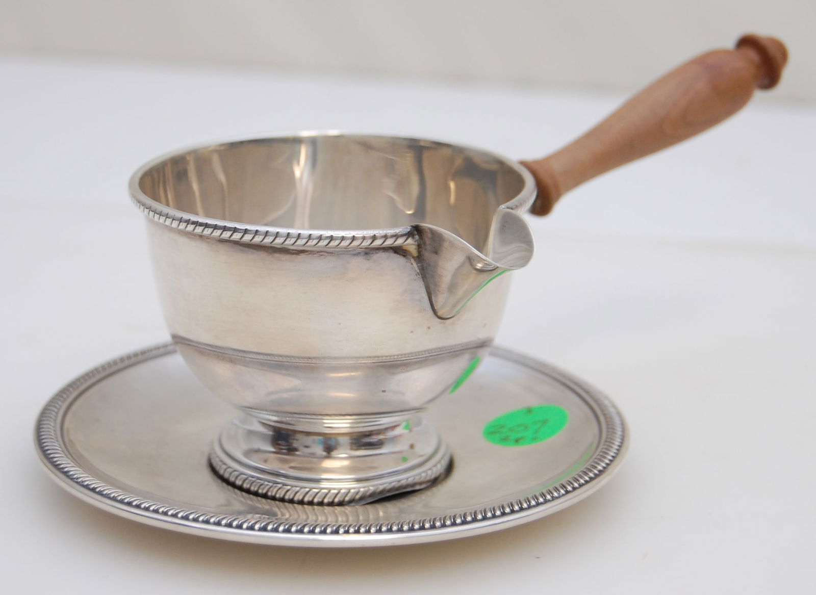 F.B. ROGERS STERLING CREAM WITH UNDERPLATE-136G (1 of 6)