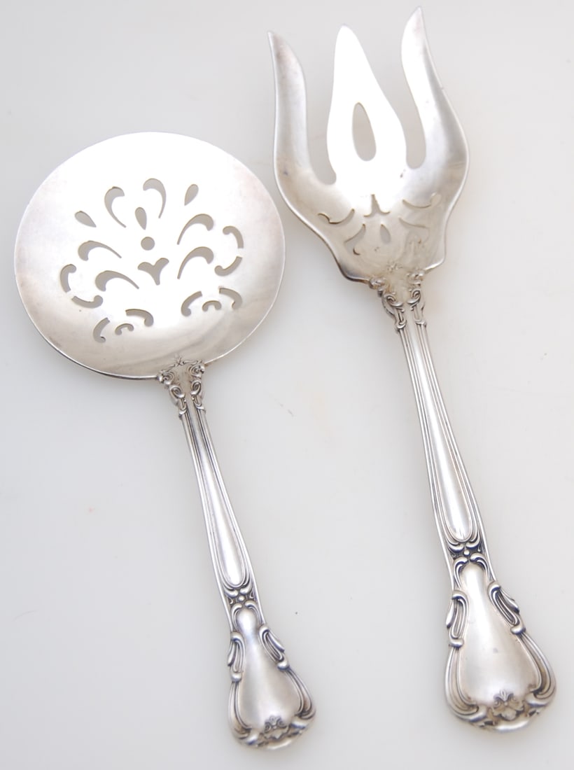 2PC GORHAM CHANTILLY STERLING SERVING PIECES (1 of 5)