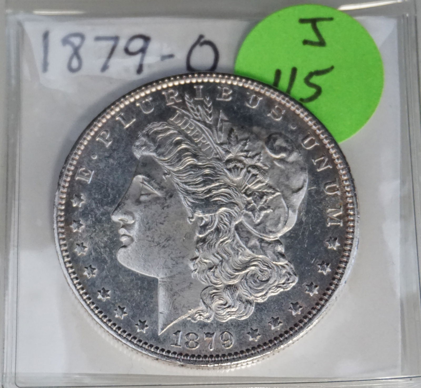 1879-O MORGAN SILVER DOLLAR- MS63 - UNGRADED (1 of 2)