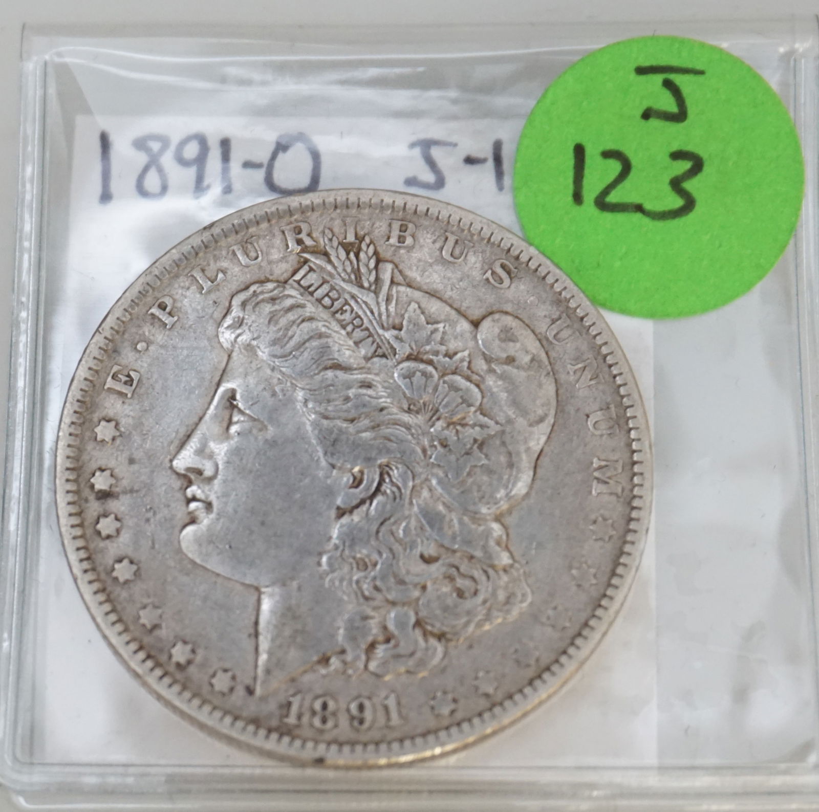 1891-O MORGAN SILVER DOLLAR- VF - UNGRADED (1 of 2)