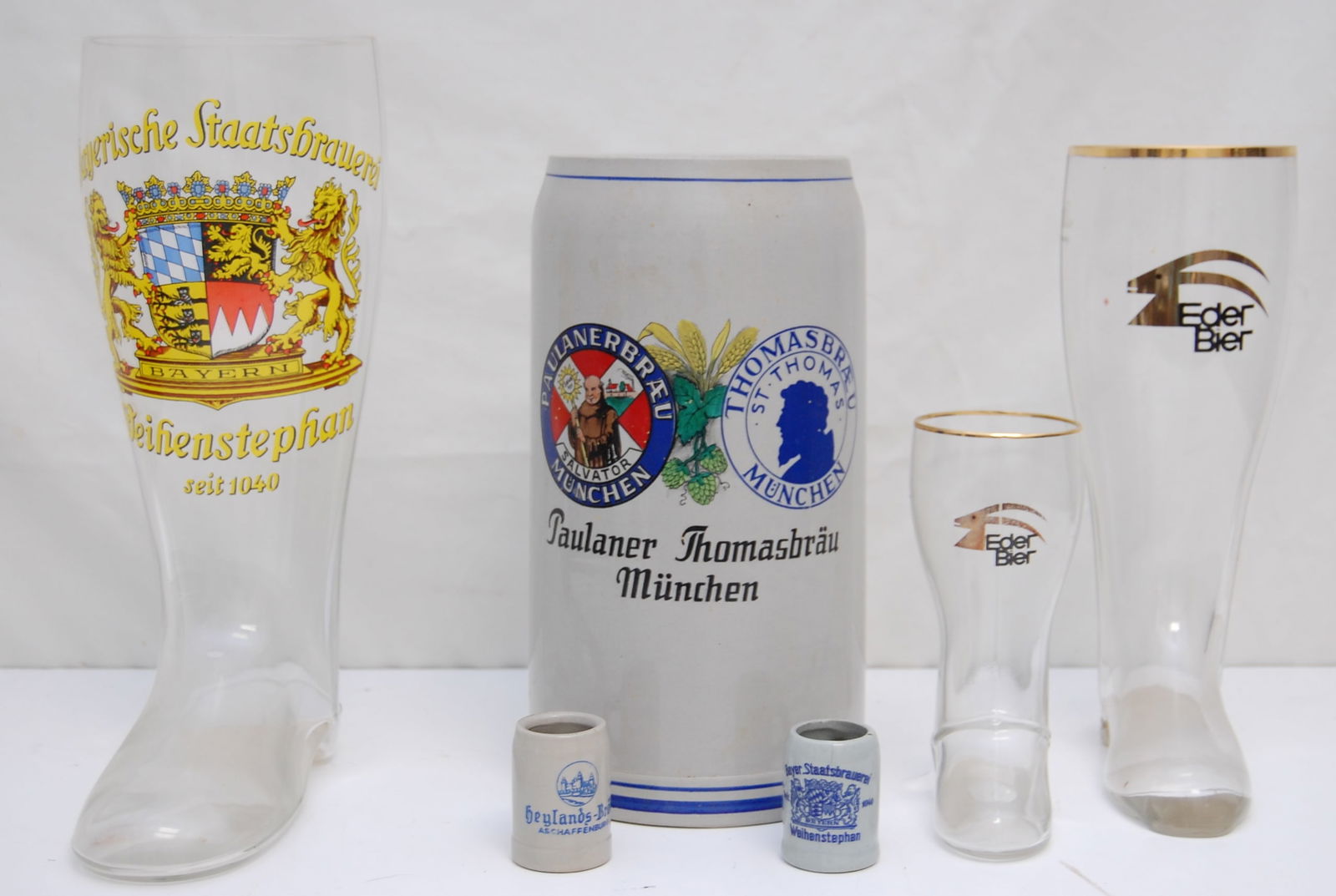 VINTAGE GERMAN BOOT CUPS & MUGS (1 of 7)