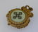 2 Pc 14k ESTATE VICTORIAN DIAMOND BROOCH AND PENDANT - 4