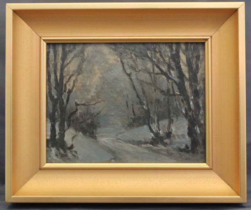 AMERICAN IMPRESSIONIST c. 1910 OIL PAINTING (1 of 8)