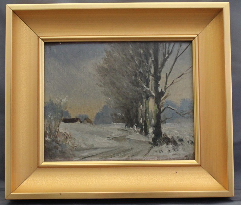 AMERICAN IMPRESSIONIST c. 1910 OIL PAINTING (1 of 10)