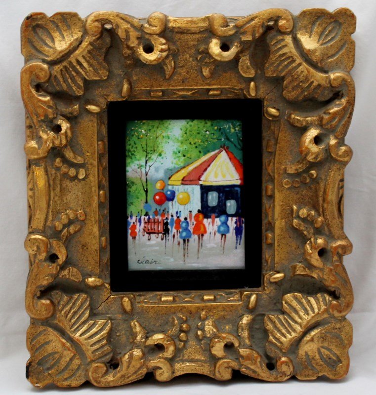 MID CENTURY ENAMEL ON COPPER - CLAIRE (1 of 8)