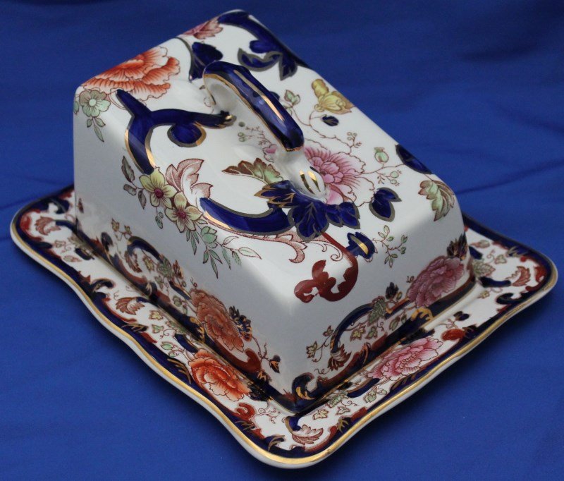 MASONS IRONSTONE MANDALAY COVERED CHEESE DISH (1 of 8)