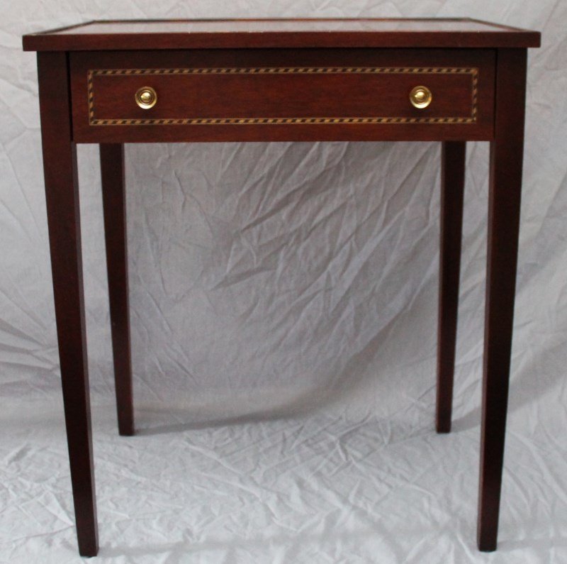 MAHOGANY INLAID SIDE TABLE (1 of 10)