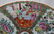 LARGE 19th c. ROSE MEDALLION PLATTER - 2