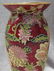CLOISONNE VASE ENAMELED LOTUS FLOWERS - 5