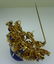 STUNNING 14k LAPIS & DIAMOND BROOCH (31.40 GRAMS) - 7