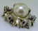 ESTATE 14k PEARL AND DIAMOND EARRINGS - 4