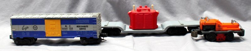 3 pc LIONEL 6464-150 BOX CAR - GANG CAR 50 -: 1. The Gang Car No. 50 was first produced in 1954 and was a big hit with Lionels customers. The unit would run in only one direction depending on where the sliding directional plate on the unit was l